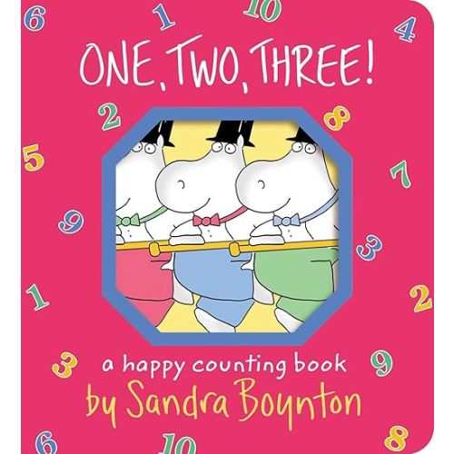 One, Two, Three!: A Happy Counting Book (Boynton on Board) Board book – June 6, 2023