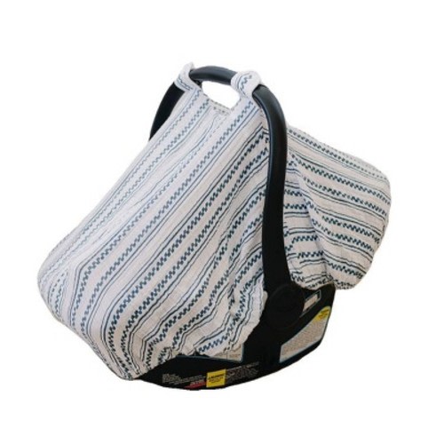 Bebe au Lait Muslin Car Seat Cover - Western Stripe