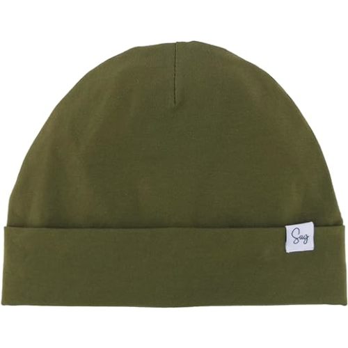Jersey Beanie Hat for Newborn Baby Boys Girls Silky Satin Lined Hats Bonnet Toddler Infant Little Kids Beanies Caps