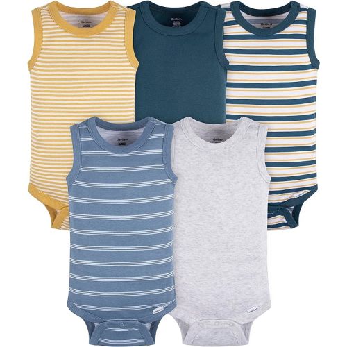 Gerber Baby Boys Multi-Pack Sleeveless Onesies Bodysuit