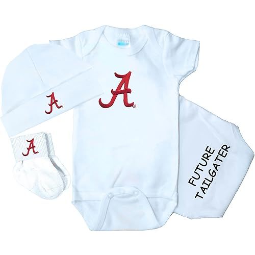 Alabama Crimson Tide 3 Piece - 0-3 Months