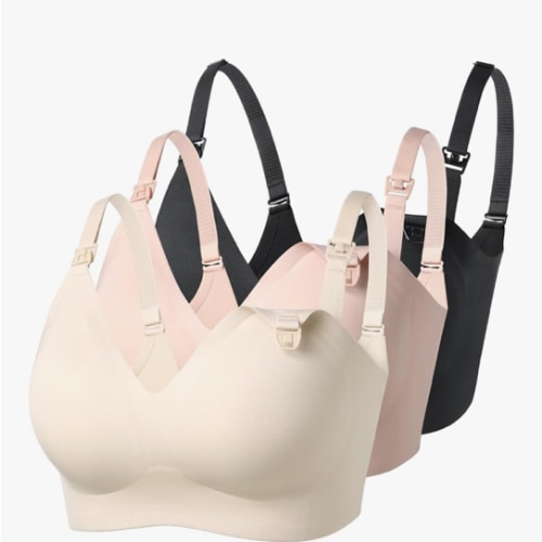 Momcozy Seamless Nursing Bras | Ultra Soft & Breathable Fabric