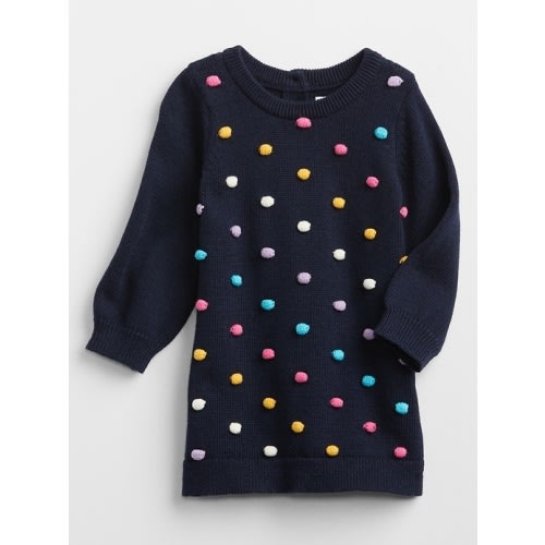 Baby Textured Dot Sweater Dress | Gap Factory 6-12m