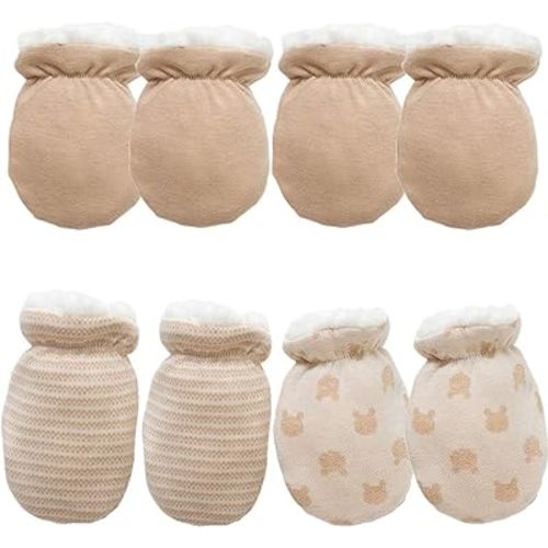 Baby Mittens Sherpa Lined Fleece 0-24 Months Winter