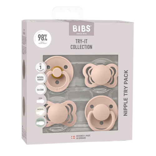 BIBS Blush Try-It Collection: Perfect Pacifier Variety – Bibsworld store US