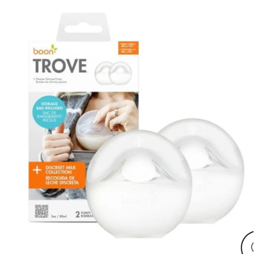 Boon TROVE Passive Silicone Pump 2 Pack with Carry Bag