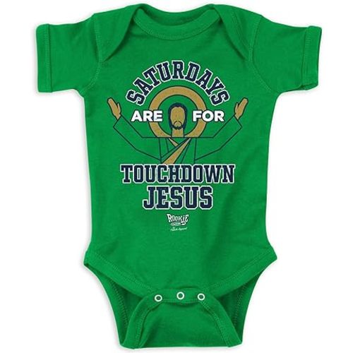 Smack Apparel Saturdays Onesie for Notre Dame College Fans (NB-18M)
