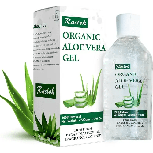 Aloe Vera Gel | 100% Pure Natural Aloe Gel For Moisturizing Face Skin & Hair Care,Durable Moisturizing Hydrating Soothing, Non-Sticky (7.7 OZ)