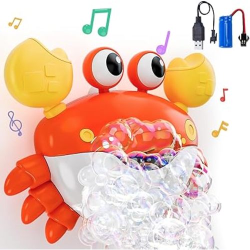 Bath Toys for Kids Ages 1-3: Bath Bubble Machine with 12 Music - Bath Toys Toddlers 2-4-8 Bathtub Bubble Maker - Bath Toy for Babies 12+ Months