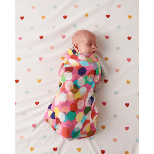 Confetti Pink Bamboo Swaddle