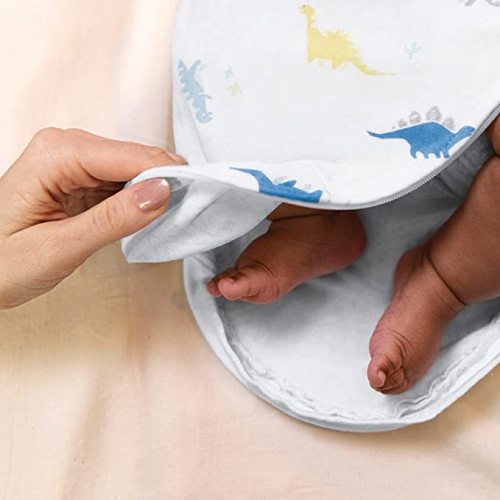 aden + anais Essentials Easy Wrap Swaddle, Cotton Knit Baby Wrap, Newborn Wearable Swaddle Sleep Sack, 3 Pack, Briar Rose, 0-3 Months - Small/Medium