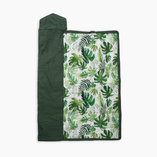 Little Unicorn Outdoor Blanket - Tropical Leaf, 5 X 5 Ft