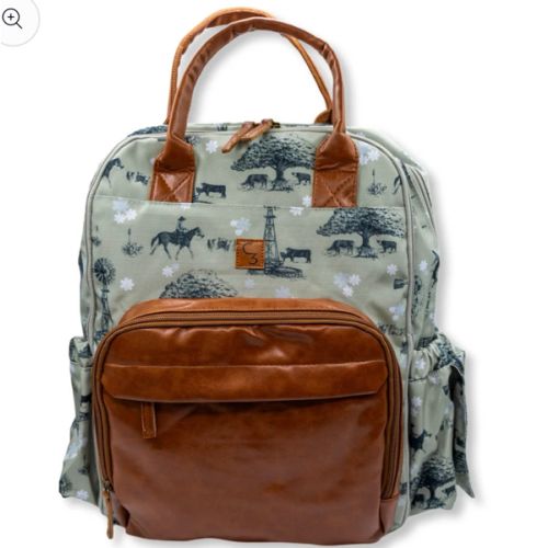 Sweet Grass Diaper Bag Backpack – Cowkid Clothing Company