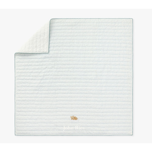 Animal Pickstitch Organic Baby Blanket