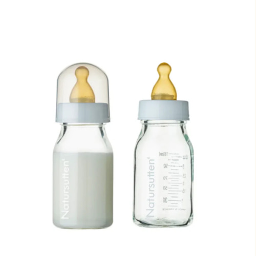 Natursutten Glass 4oz Baby Bottles - 2 Pack