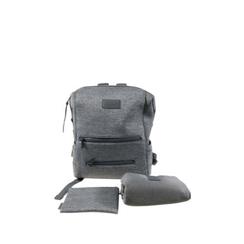 Dagne Dover Indi Diaper Backpack Large, Heather grey