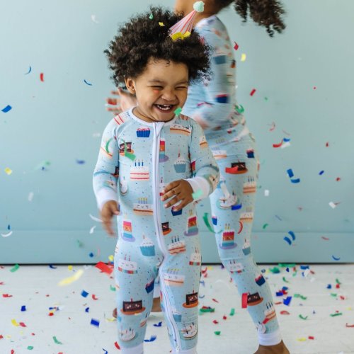 Birthday Cakes Bamboo Viscose Zippy
– Little Sleepies