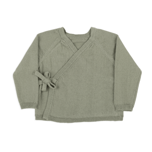 Top Cruzado Knit Musgo