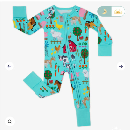 Blue Farm Fam Zippy | Little Sleepies