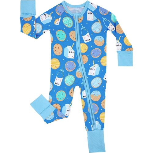 Little Sleepies Pajamas for Baby Boys & Girls, Viscose from Bamboo Baby Pajamas, Snug Baby Sleeper, Toddler PJs, 2-Way Zipper
