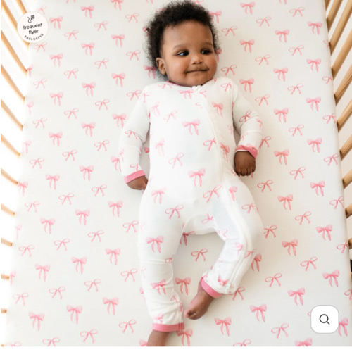 Zippered Romper in Bow