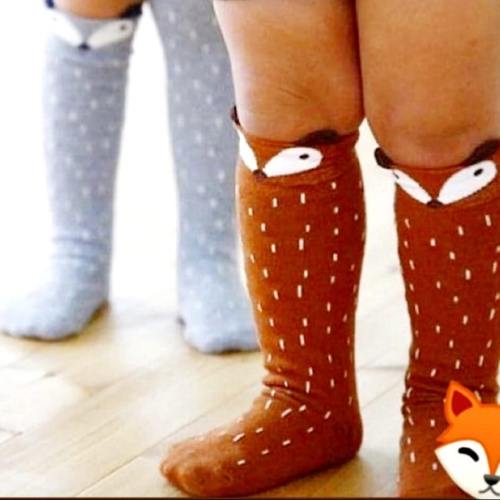 Baby Knee High Socks,Baby  Fox , Newborn Toddler Gifts ,Gifts for Birthday, New Mom Baby Shower ,