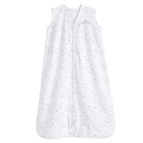 HALO SleepSack, 100% Cotton, Medium, 6-12 Months - Midnight Moons-grey