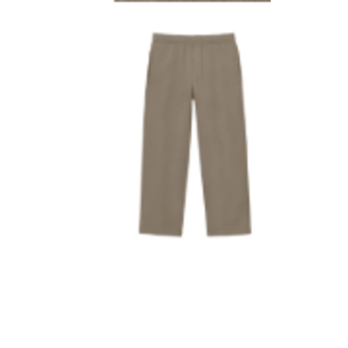 Boys Soft Cotton Fleece Straight Leg Pocket Pant | Dark Khaki - City Threads USA