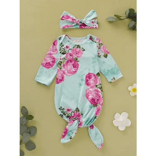 newborn baby girl floral swaddle wrap blanket decorative - Temu