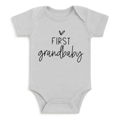 Bump and Beyond Designs Pregnancy Announcement, First Grandbaby Gift for Grandparents Infant Bodysuit