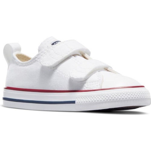 Baby & Walker Kids' Chuck Taylor® All Star® 2V Oxford Sneaker, White/ Garnet/ Navy
