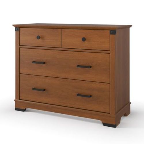 Child Craft Redmond 3 Drawer Dresser for Nursery or Bedroom, Ample Storage, Anti-Tip Kit Included to Prevent Tipping, Baby Safe Finish (Dapper Gray)