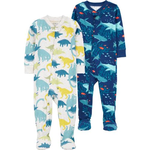Carter's Child of Mine Baby and Toddler Pajama, One-Piece, 2-Pack, Sizes 12M-5T
