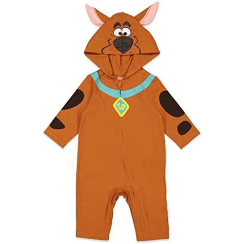 Scooby-Doo! Zip Up Cosplay Coverall Newborn to Adult Sizes (0-6 Months - 2XL)