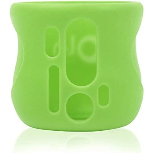 Olababy Silicone Sleeve for Avent Natural Glass Bottles (4 oz, Green)
