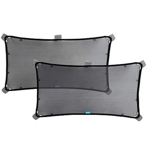 Munchkin® Brica® Magnetic Stretch to Fit™ Sun Shade, Black, 2 Pack