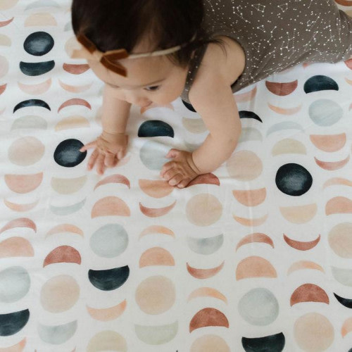 Toki Mats Standard Padded Play Mat - Lunar Phases, Non-Organic Insert