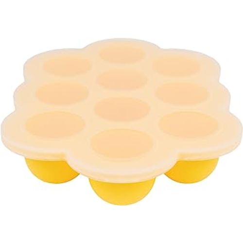 WeeSprout Silicone Baby Food Freezer Tray with Clip-On Lid - Perfect Storage Container for Homemade Baby Food, Vegetable & Fruit