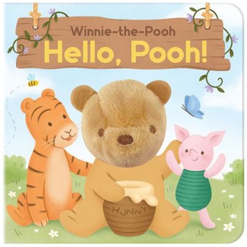 Winnie-The-Pooh Hello, Pooh Puppet Book - by Cottage Door Press (Board Book)