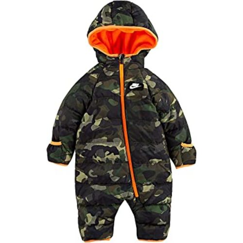 Nike Baby Boys' 1-Piece Snowsuit - Orange/Multi, 6 Months