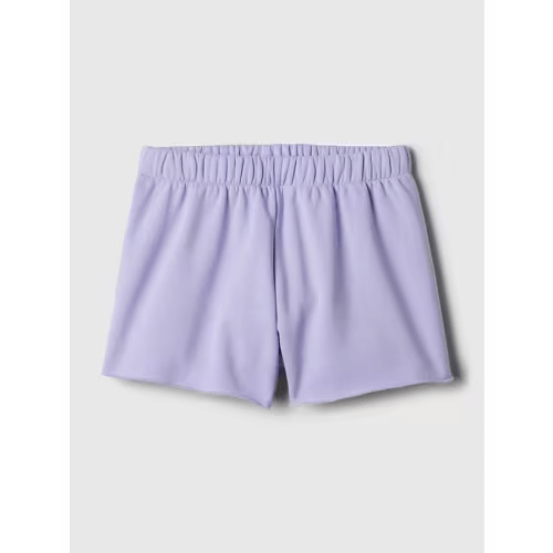 Kids Vintage Soft Sweat Shorts in fresh lavender, size: XS (4/5)
