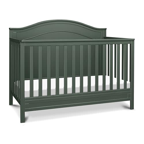 Davinci Charlie 4-in-1 Convertible Crib in Forest Green, Greenguard Gold Certified
