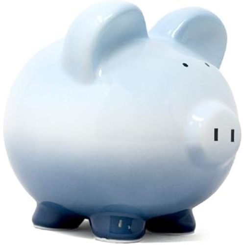 Child to Cherish Ombre Ceramic Piggy Bank Boysenberry