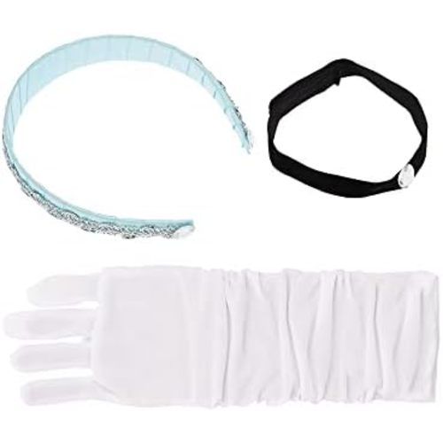 Little Adventures Princess Headband & Glove Set for Girls - One-Size (3+ Yrs)