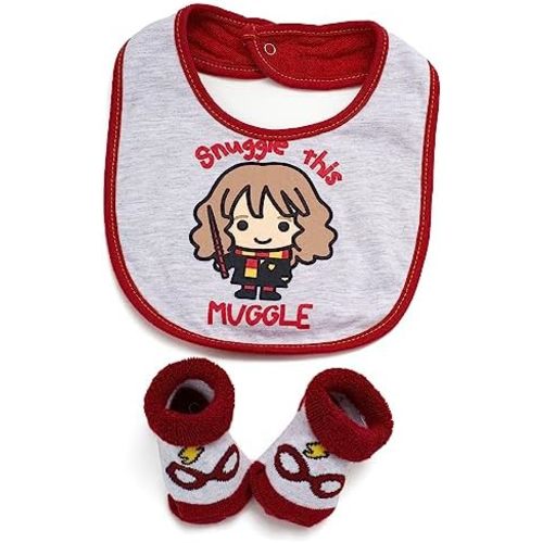 Harry Potter Baby Unisex Bib and Bootie Set Gifts for Baby