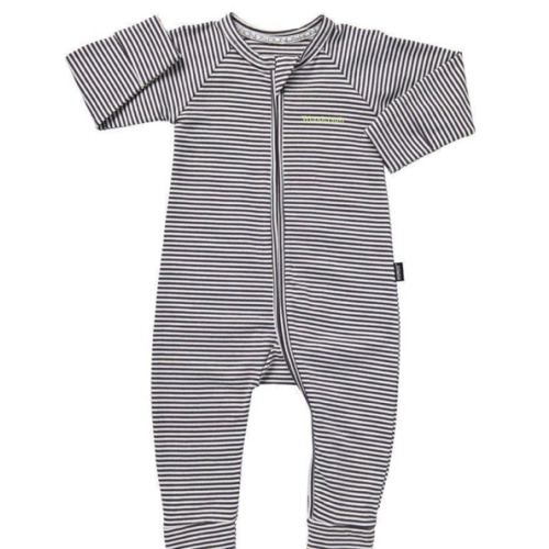 Bonds 2 Way Zip Wondersuit - Absolute Steel & White Stripe