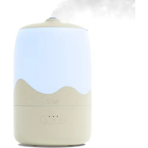 Babymoov Wave 3-in-1 Baby Humidifier, Easy Cleaning, Top Fill, XL Capacity for Large Bedroom and Nursery, Night Light & Essential Oil Diffuser (Baby Registry Essential)