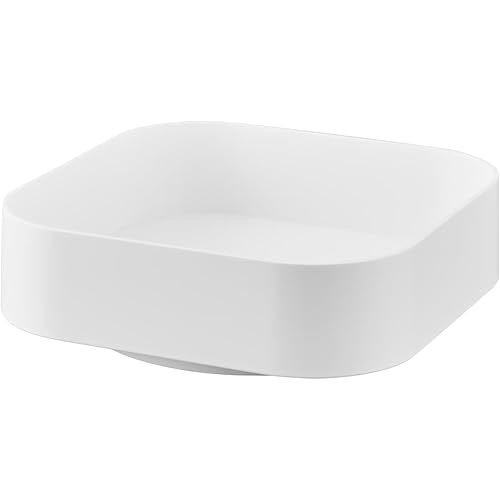 Yamazaki Home Tower 360° Rotating Storage Rack – Non-Slip Lazy Susan Organizer for Cosmetics, Skincare, and Spices - Abs Plastic