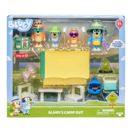 Bluey Camp Out Playset (target Exclusive)