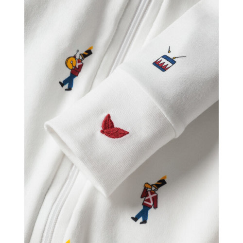 Pima Cotton Footie, Toy Soldier - Petite Plume | Maisonette